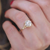 Split Shank Old European Cut Diamond Solitaire