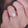 Split Shank Old European Cut Diamond Solitaire