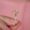 Split Shank Old European Cut Lab Diamond Solitaire