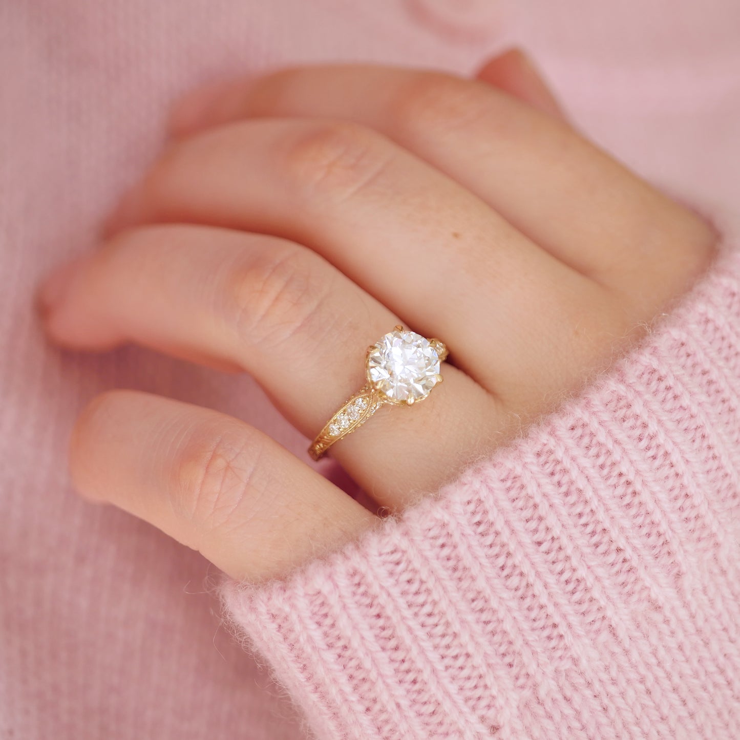 Starling Old European Cut Diamond Ring