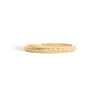 14k yellow gold delicate wind spiral wedding band.