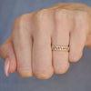 Wave Diamond Ring