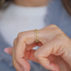 Wave Diamond Ring