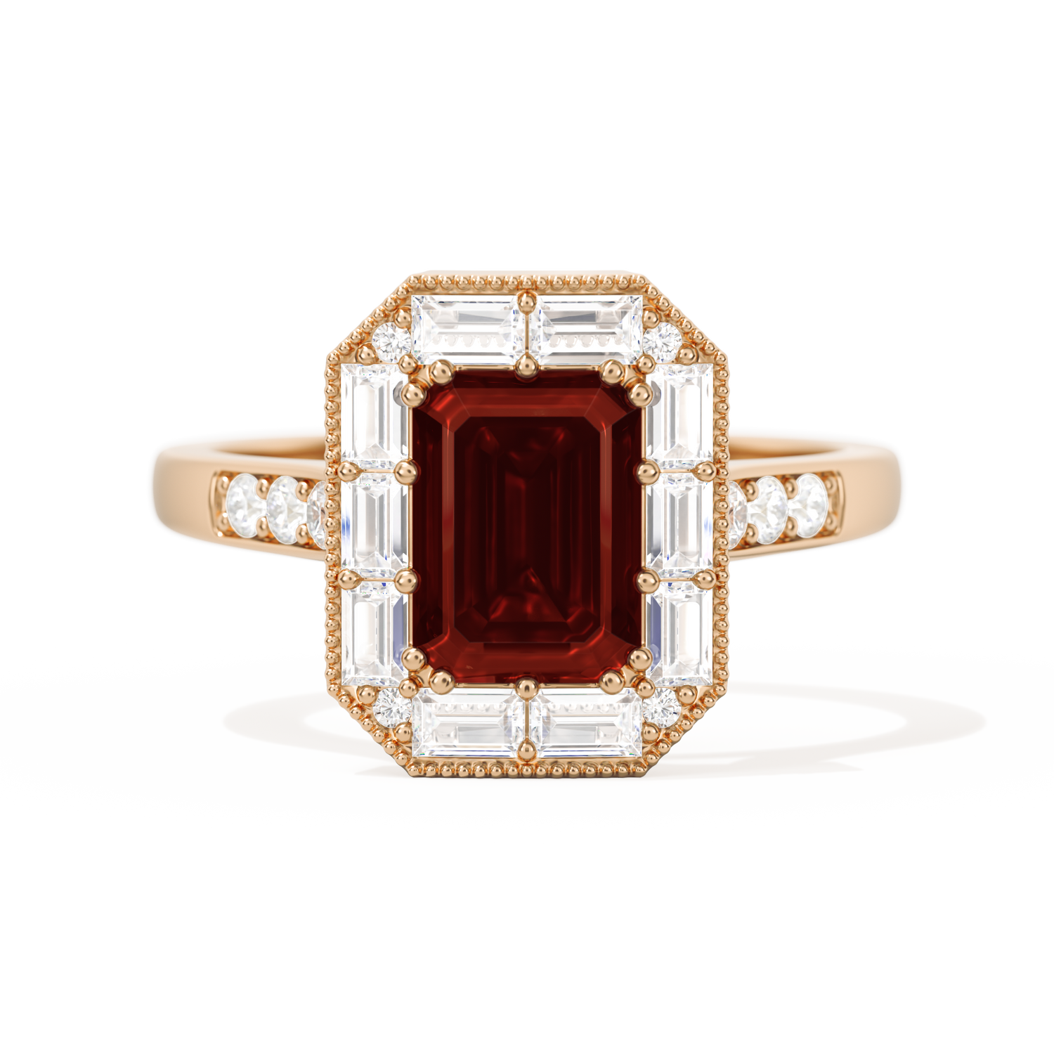 Not So Mini French Cut Halo