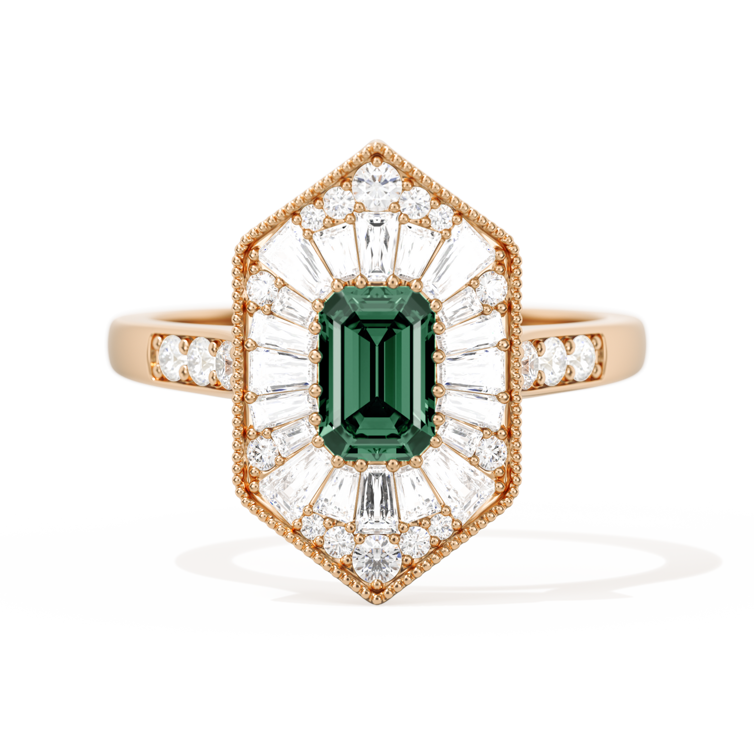 Ballerina Elongated Emerald