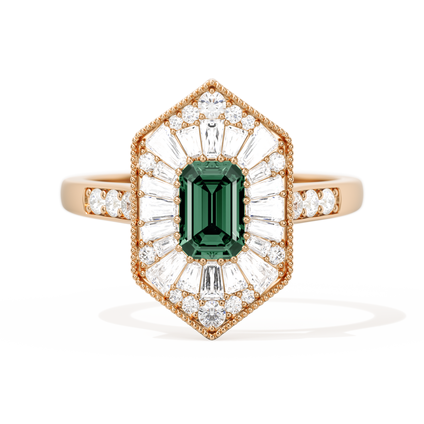 Ballerina Elongated Emerald