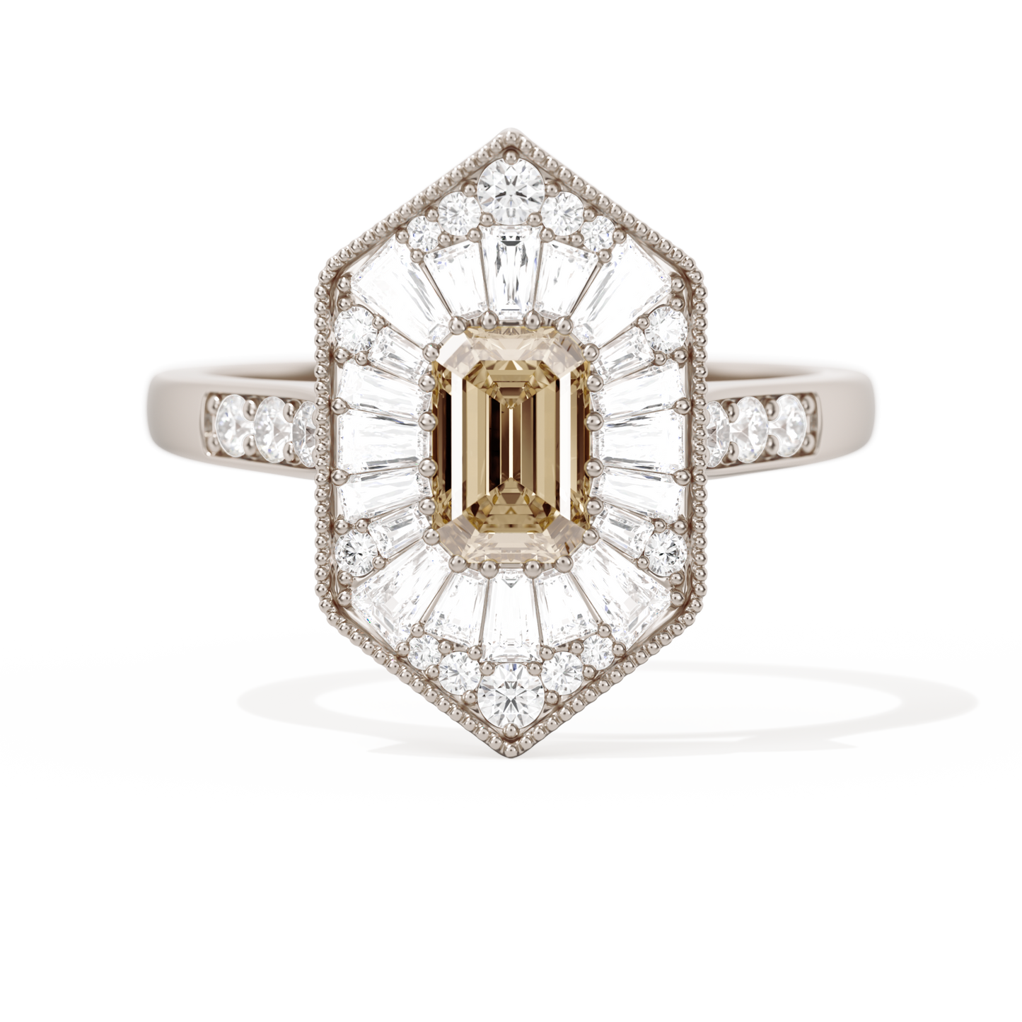 Ballerina Elongated Emerald