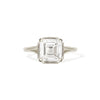 Split Shank Asscher Cut Lab Diamond Solitaire