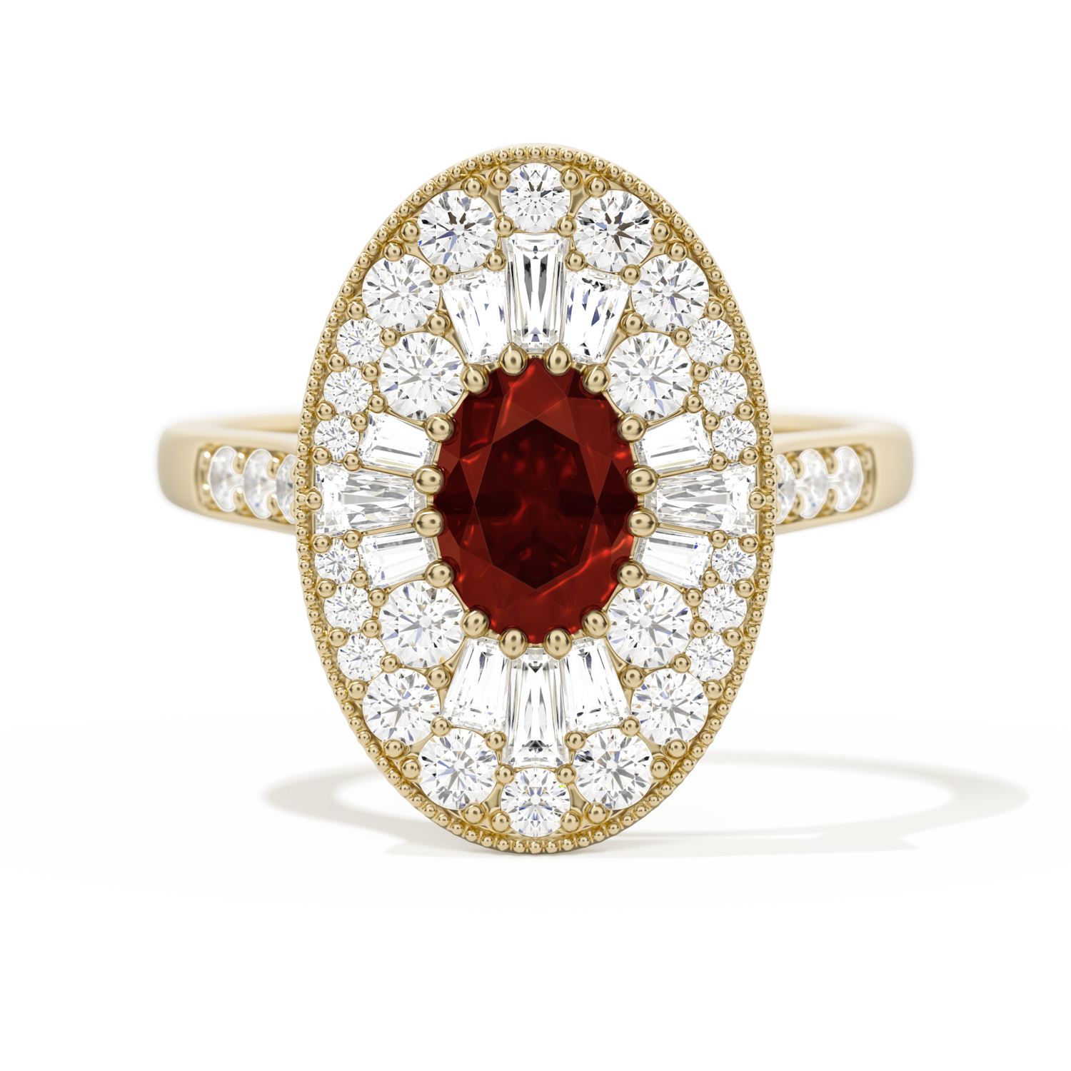 Oval Ballerina Oval Center