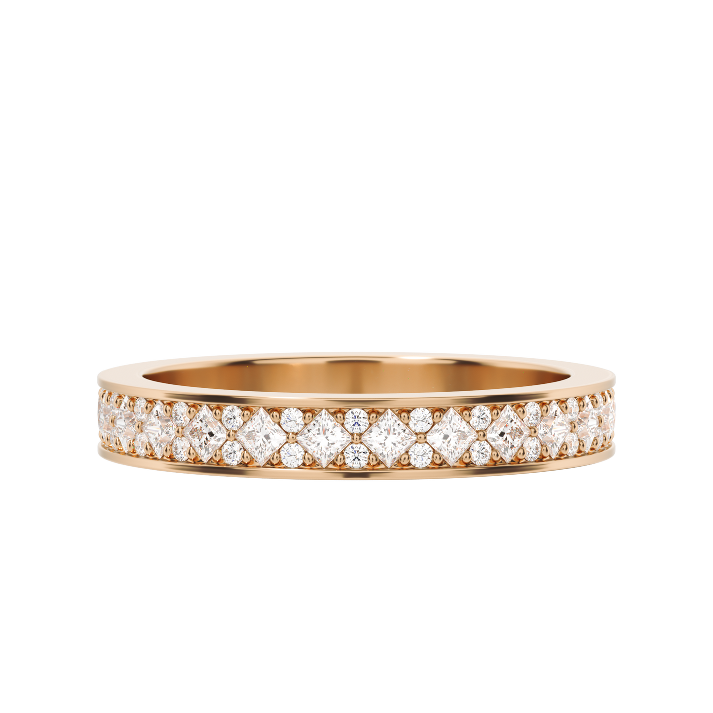 Carre & Round Milgrain
