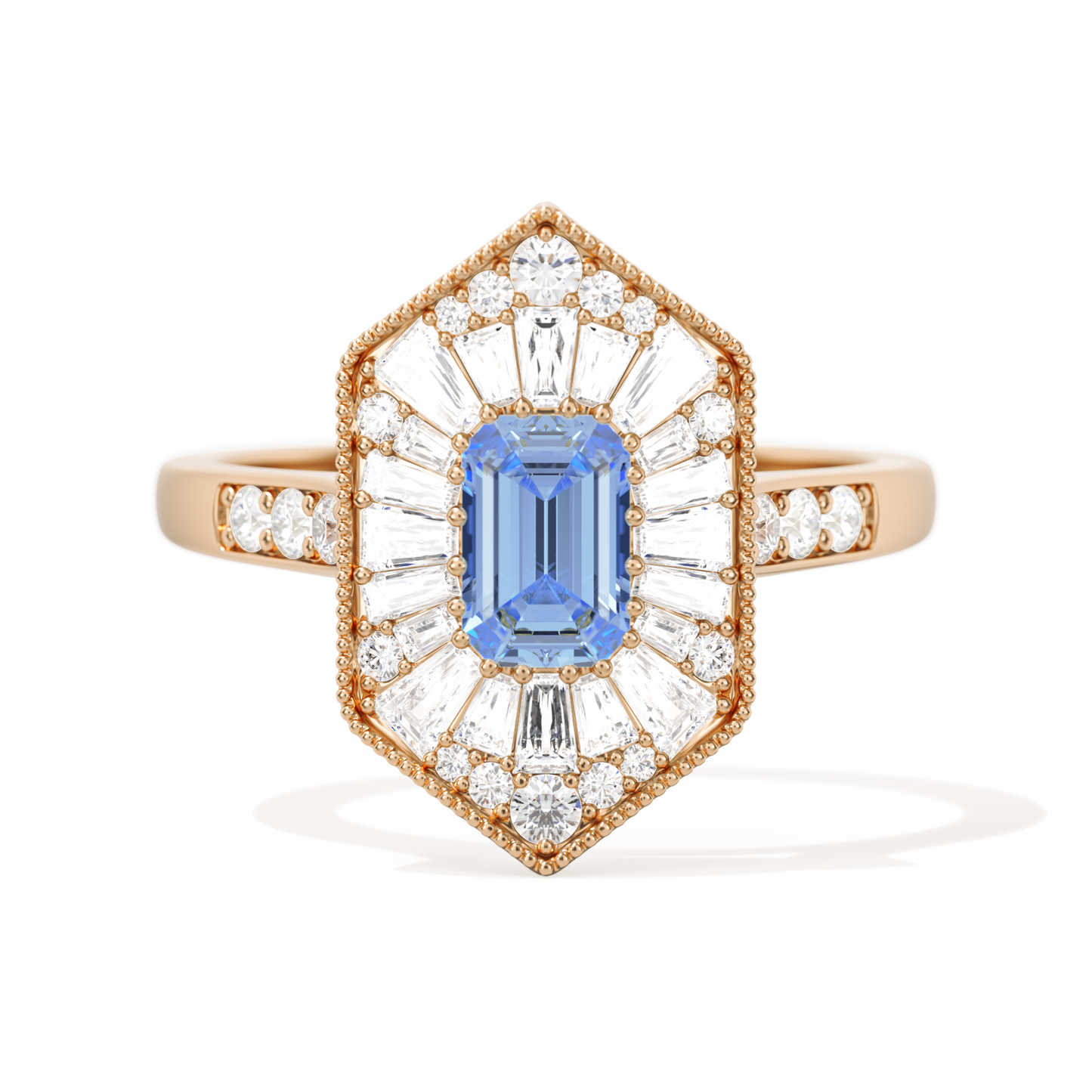 Ballerina Elongated Emerald