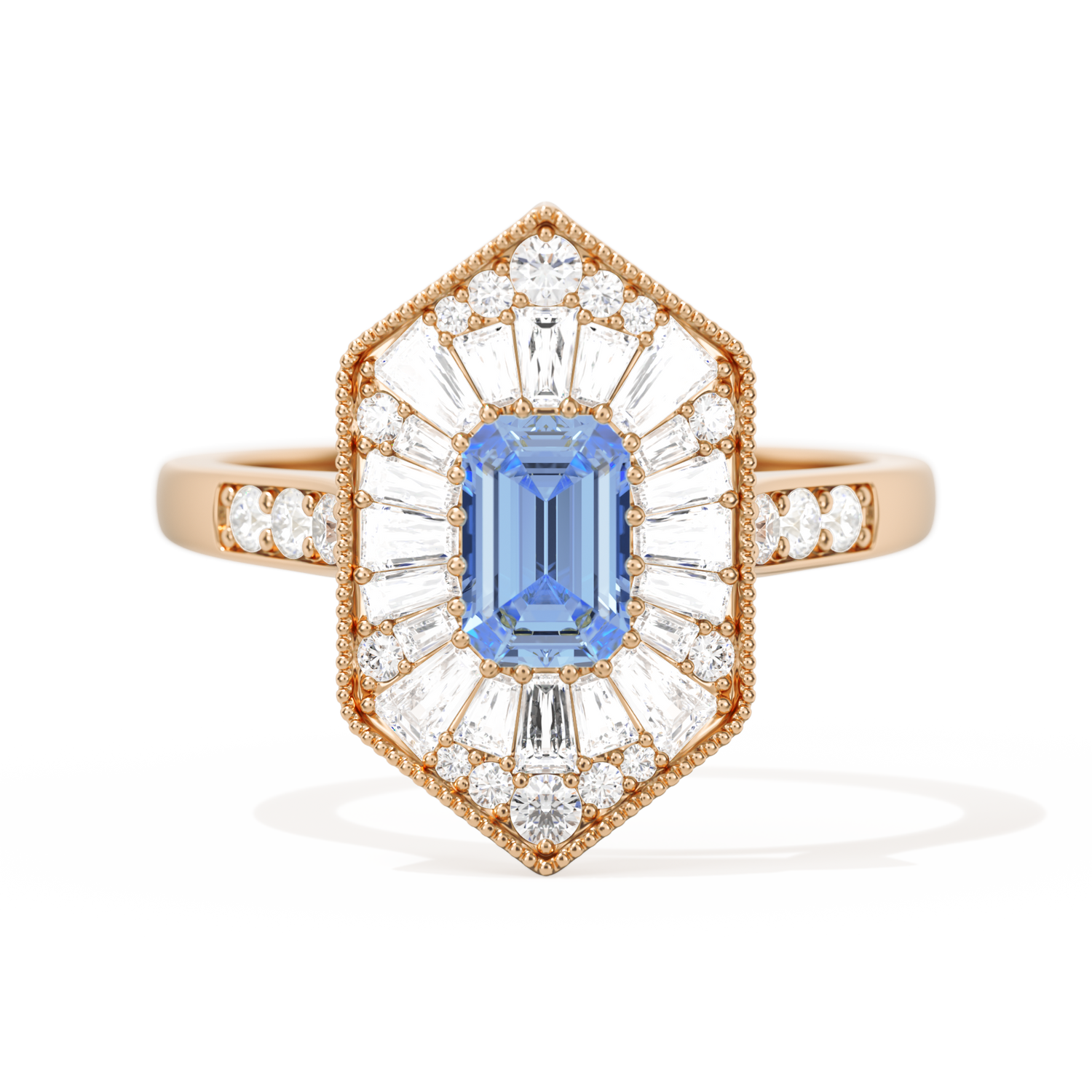 Ballerina Elongated Emerald