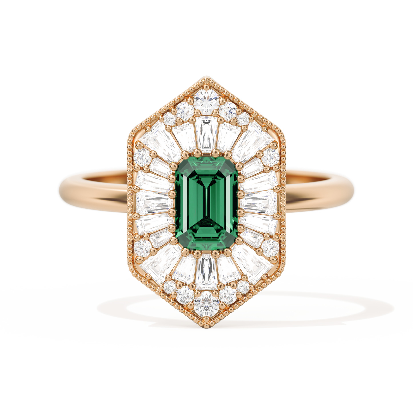 Ballerina Elongated Emerald