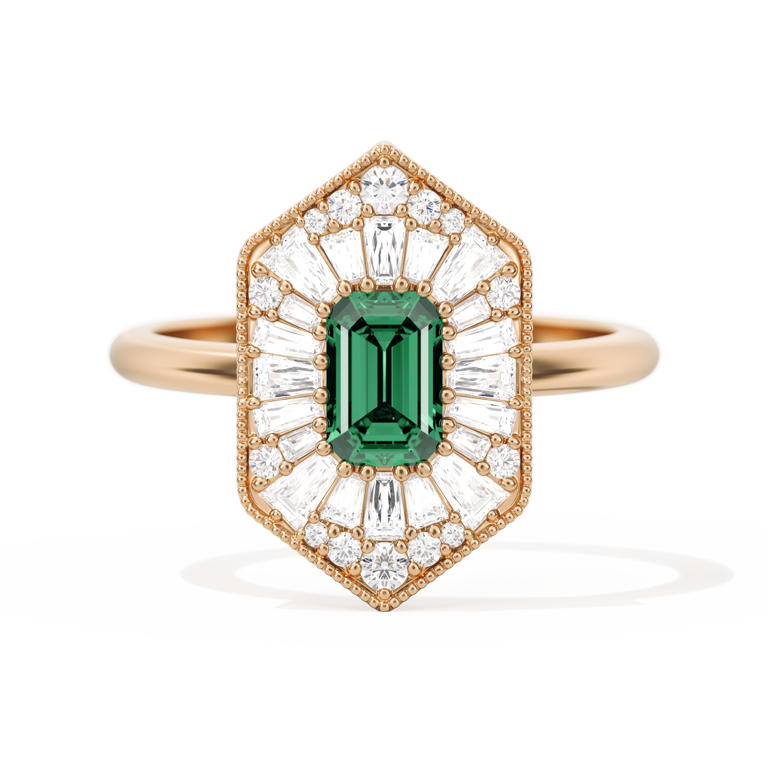 Ballerina Elongated Emerald