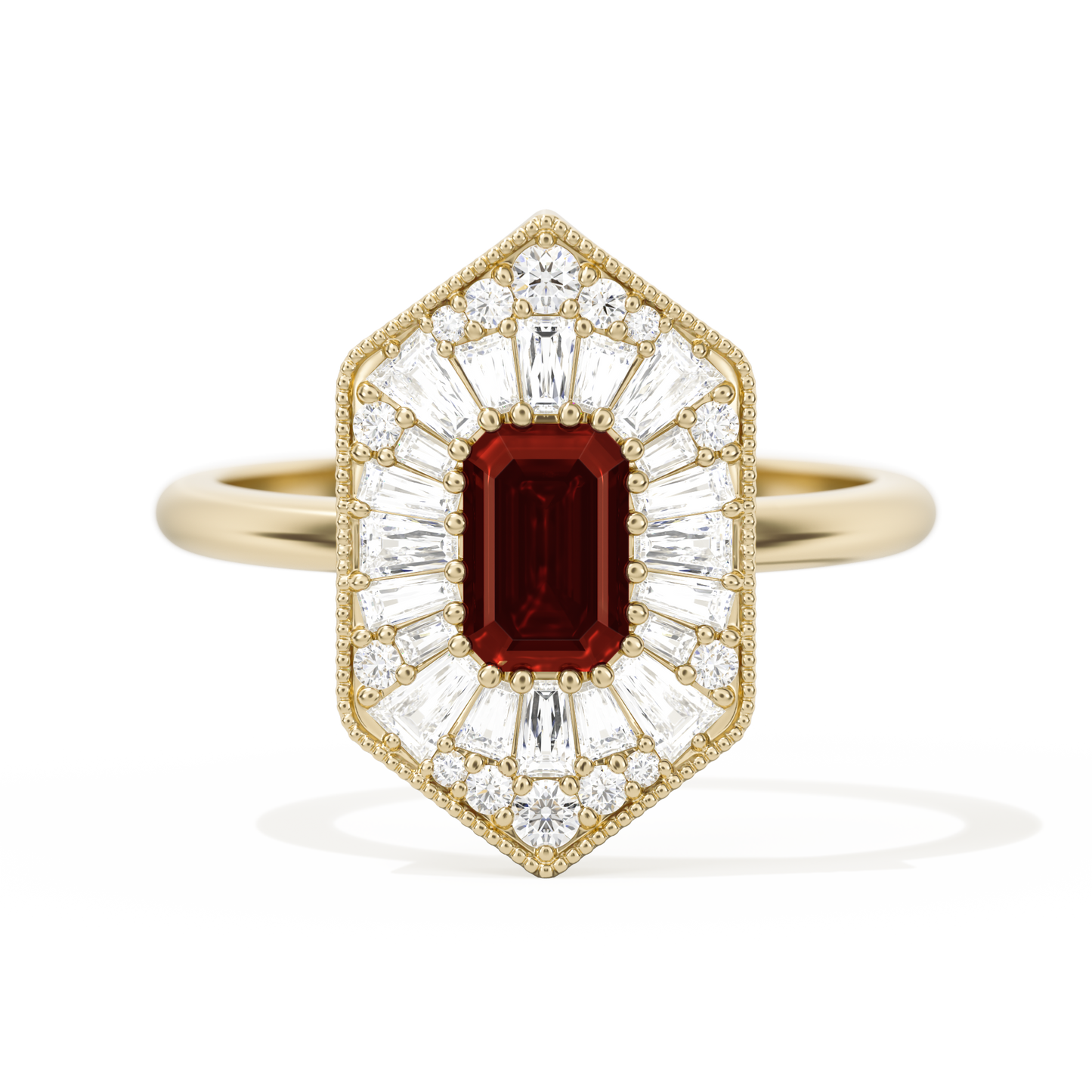 Ballerina Elongated Emerald