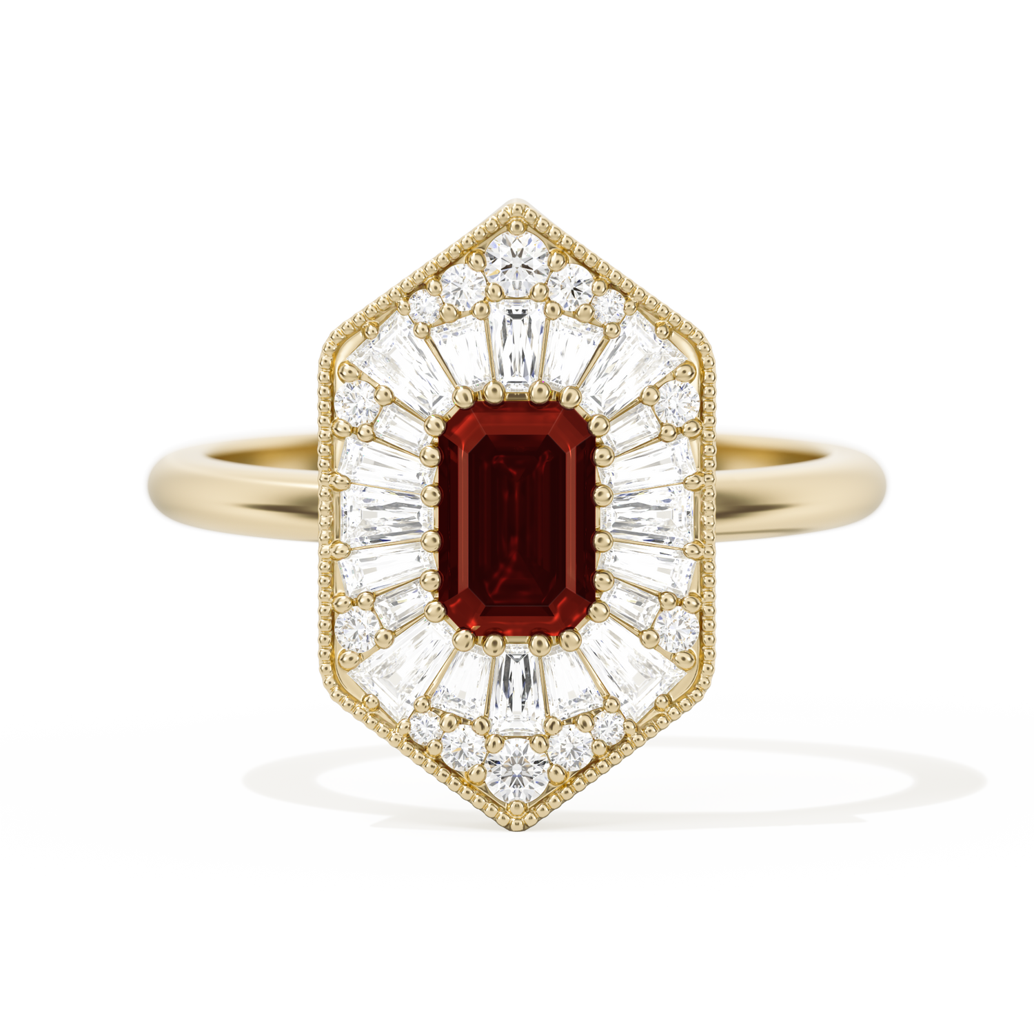 Ballerina Elongated Emerald