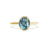 2.51 Oval Cut Teal Sapphire