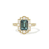 2.17 Emerald Cut Teal Sapphire
