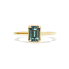 2.17 Emerald Cut Teal Sapphire