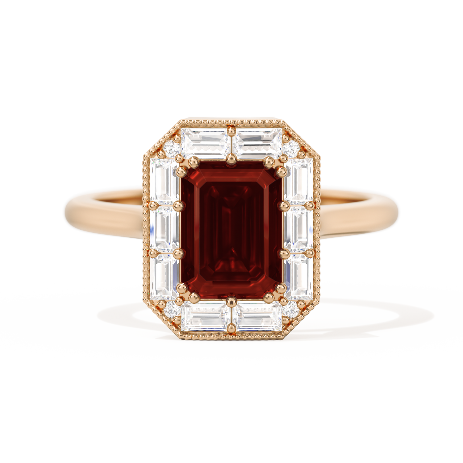 Not So Mini French Cut Halo