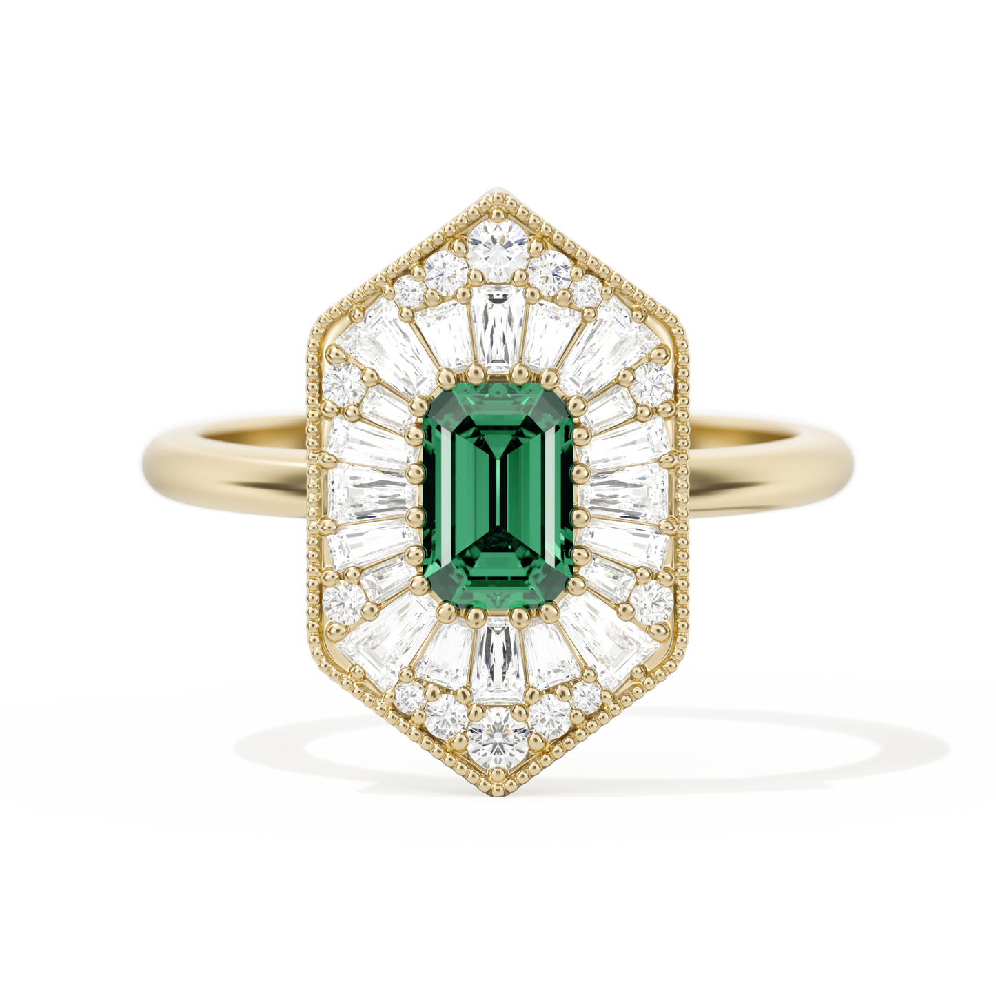 Ballerina Elongated Emerald
