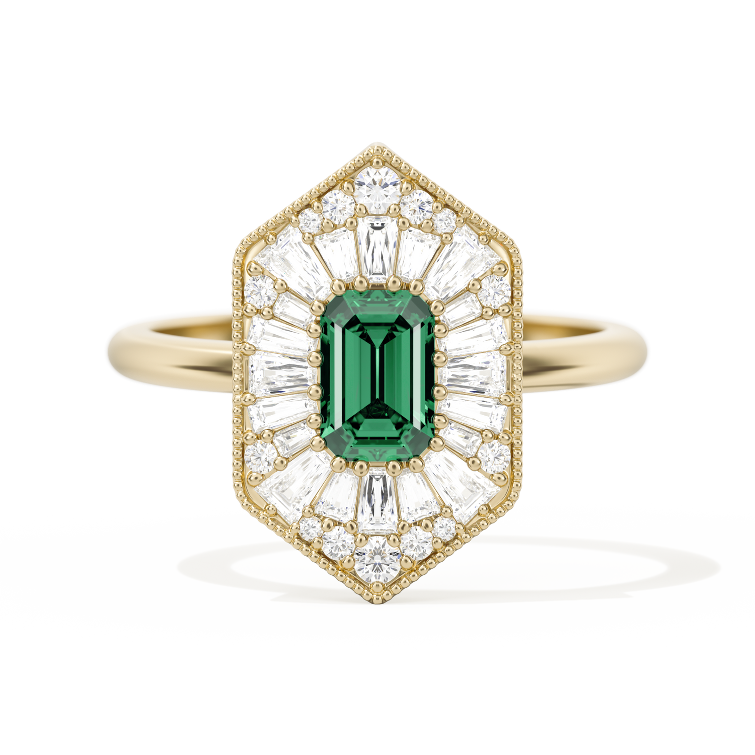 Ballerina Elongated Emerald