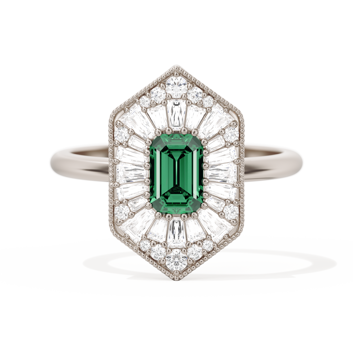 Ballerina Elongated Emerald