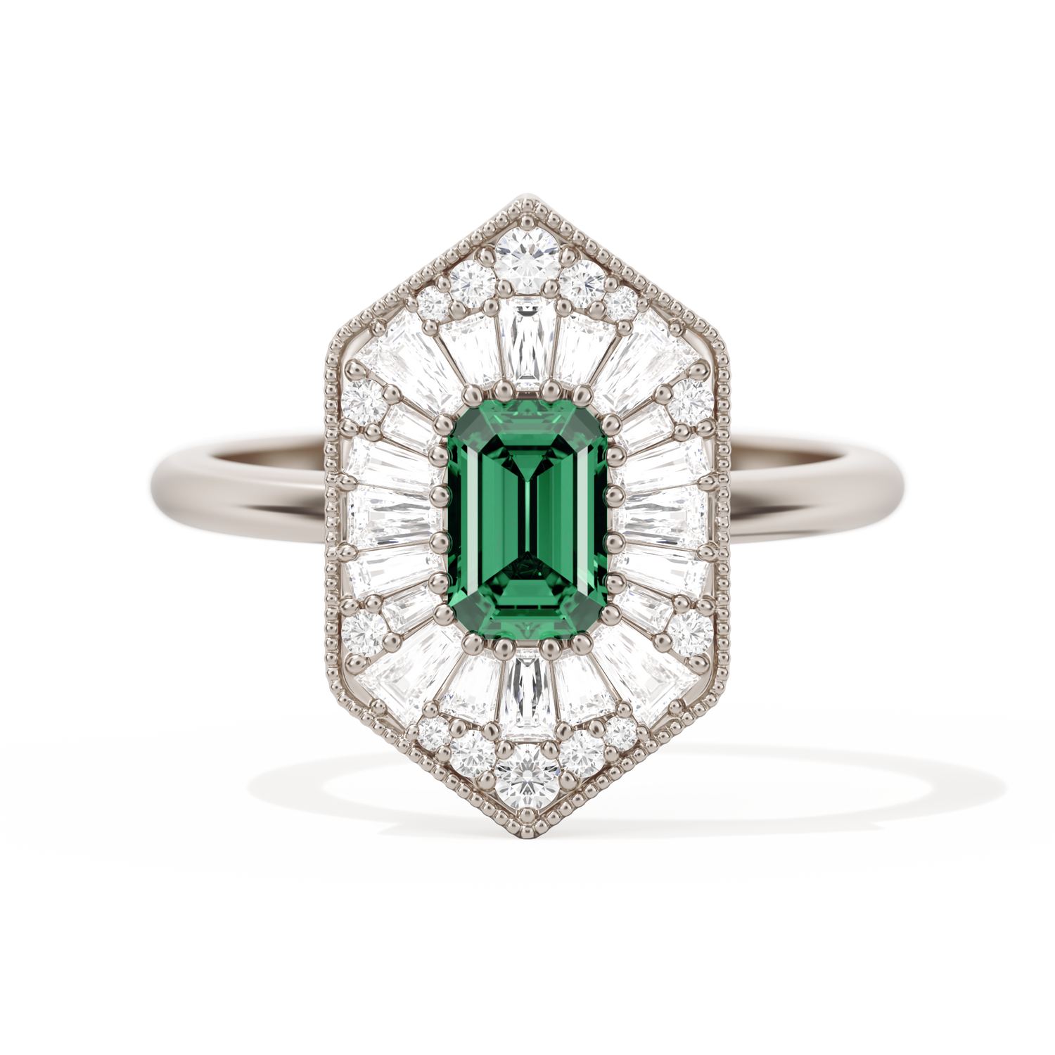 Ballerina Elongated Emerald