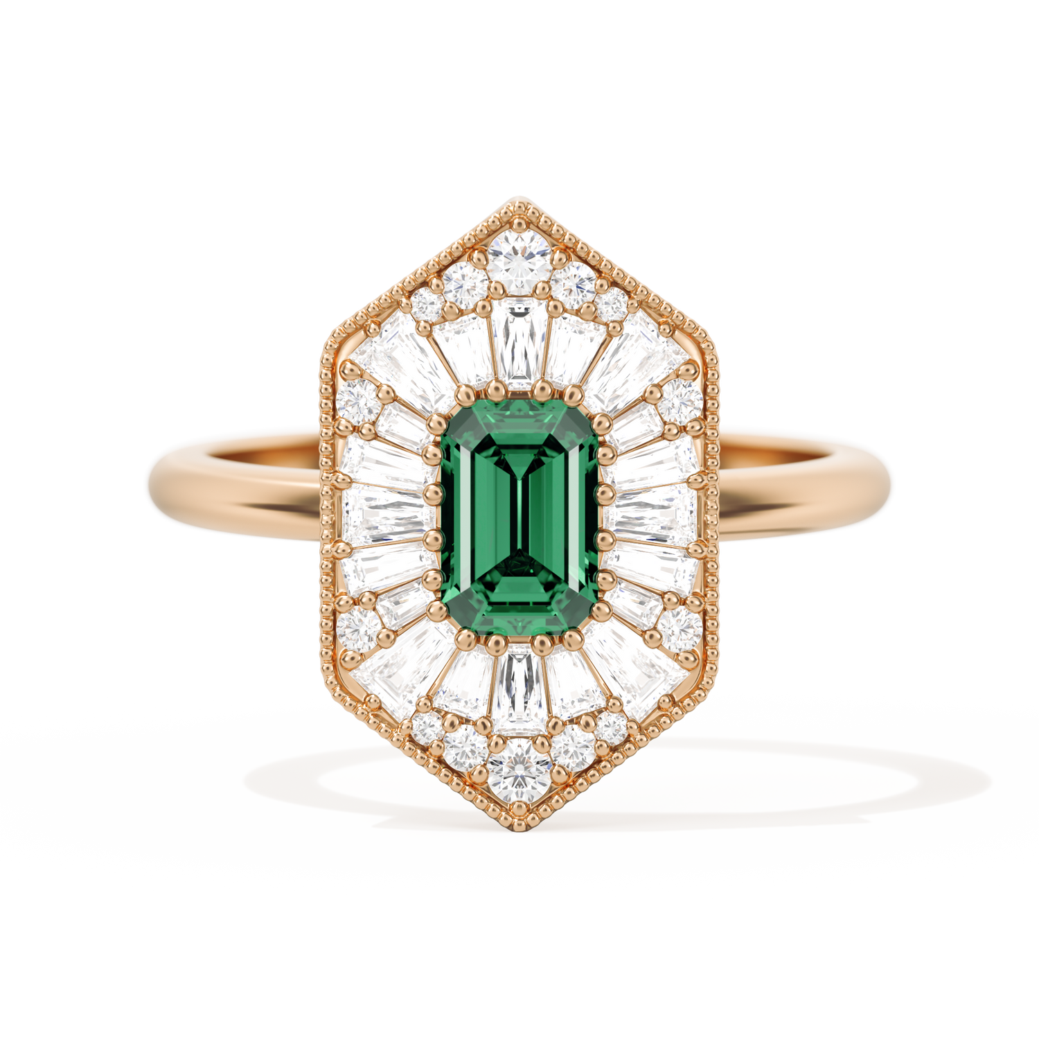 Ballerina Elongated Emerald