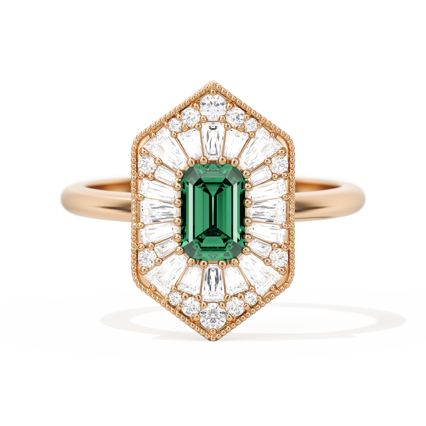 Ballerina Elongated Emerald