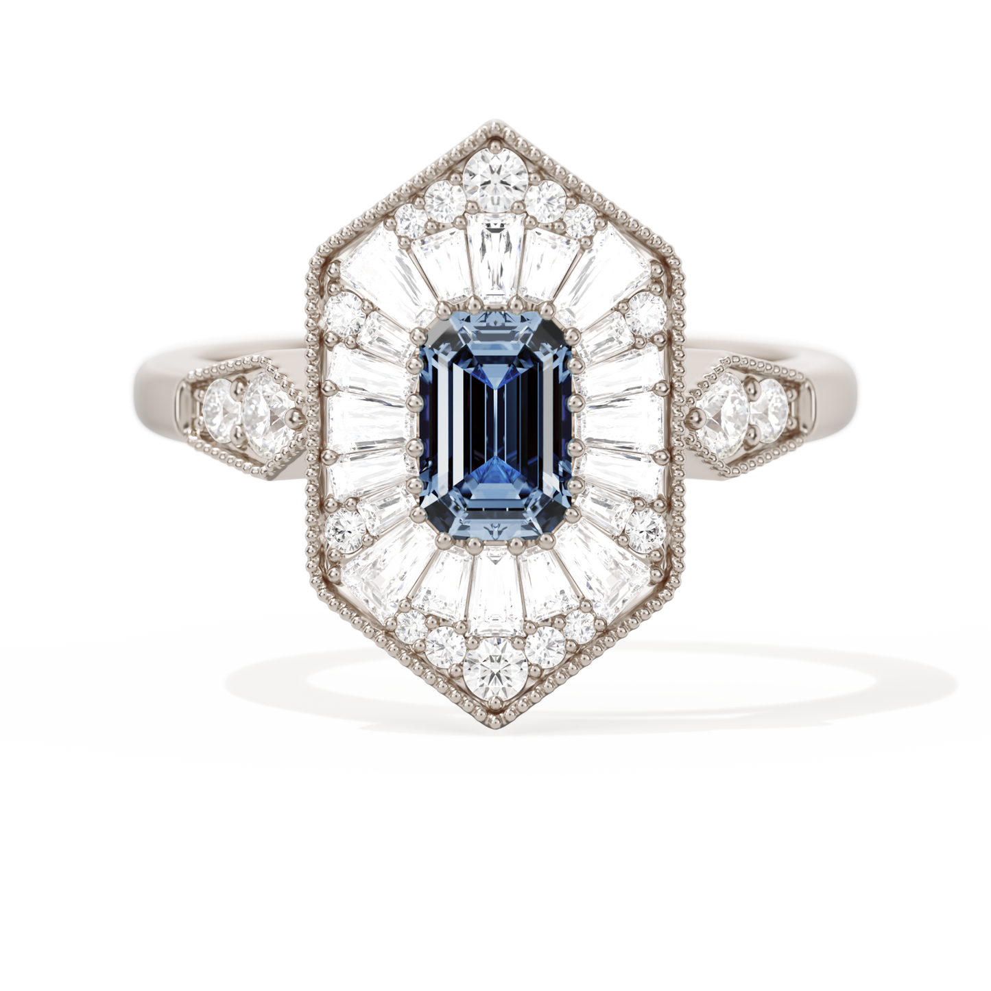 Ballerina Elongated Emerald