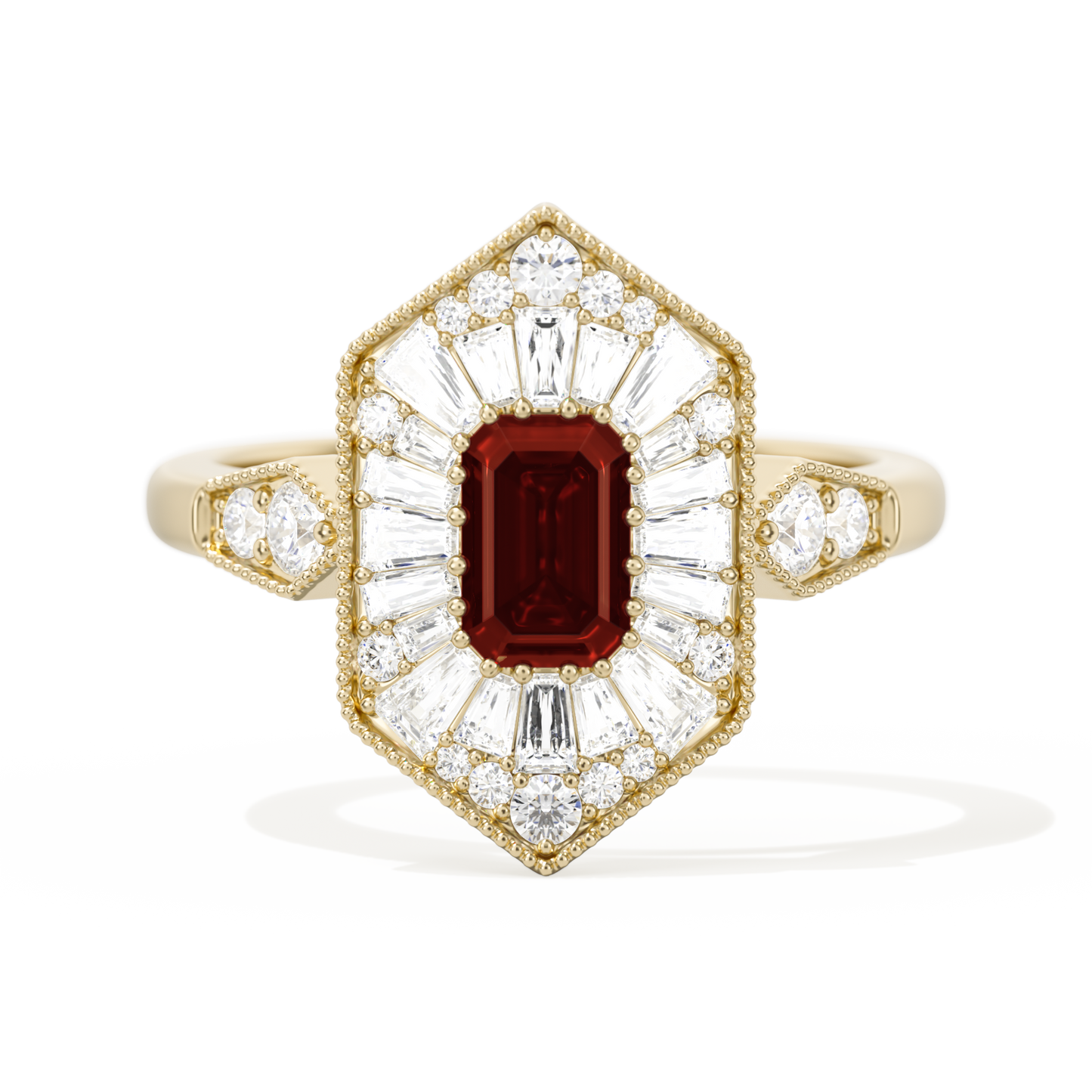 Ballerina Elongated Emerald