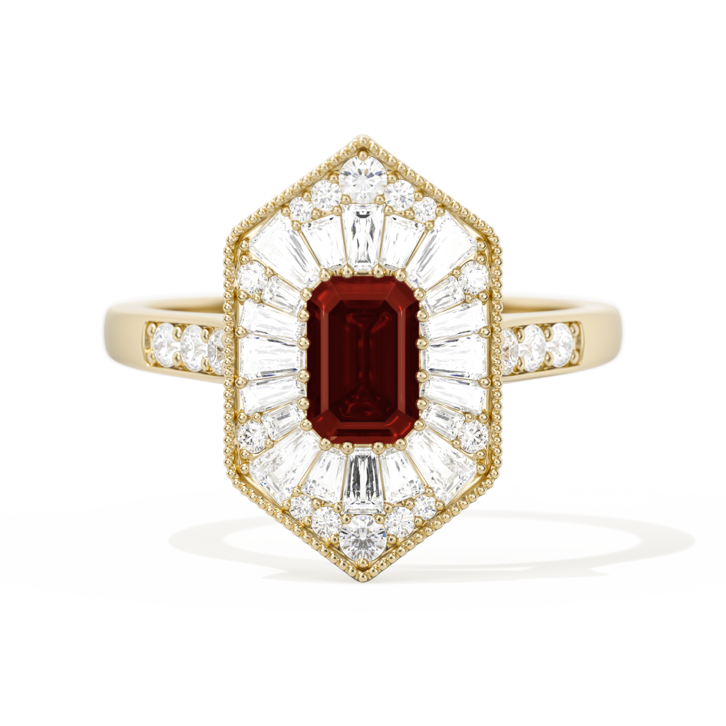 Ballerina Elongated Emerald