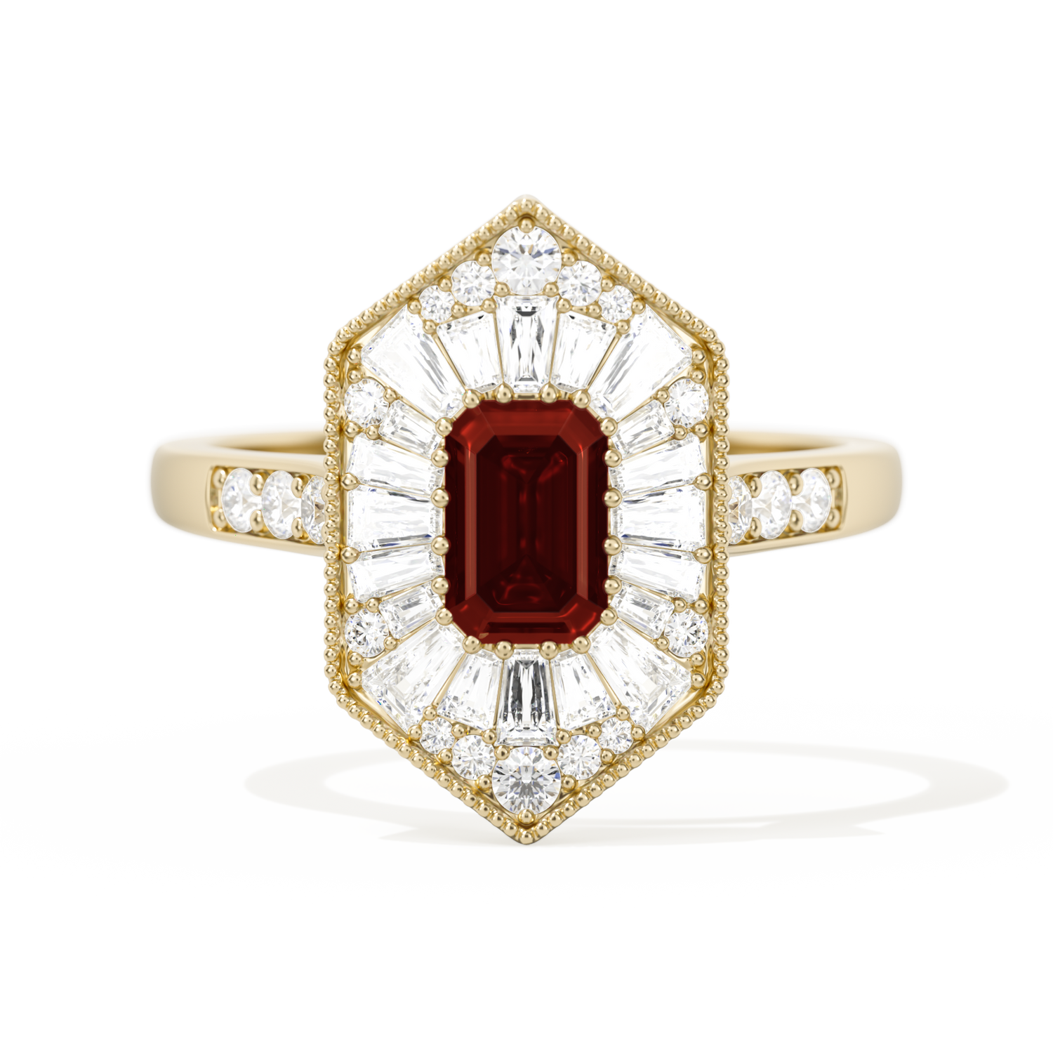 Ballerina Elongated Emerald