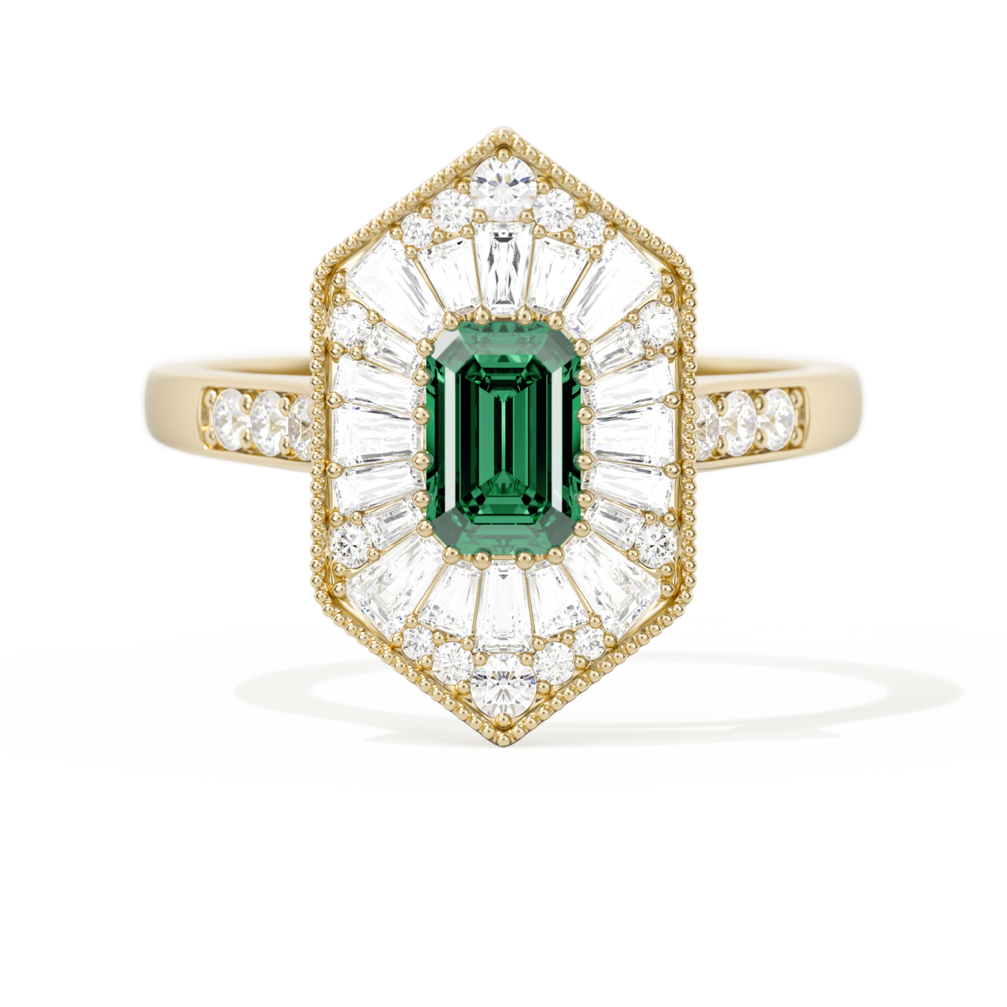 Ballerina Elongated Emerald