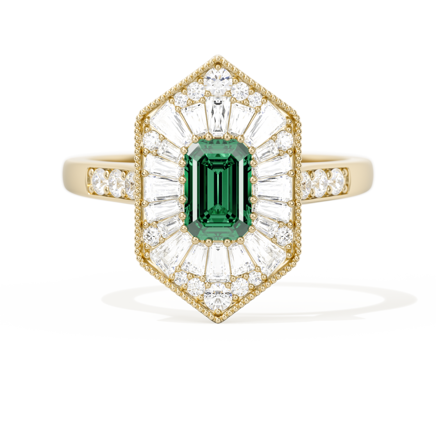 Ballerina Elongated Emerald