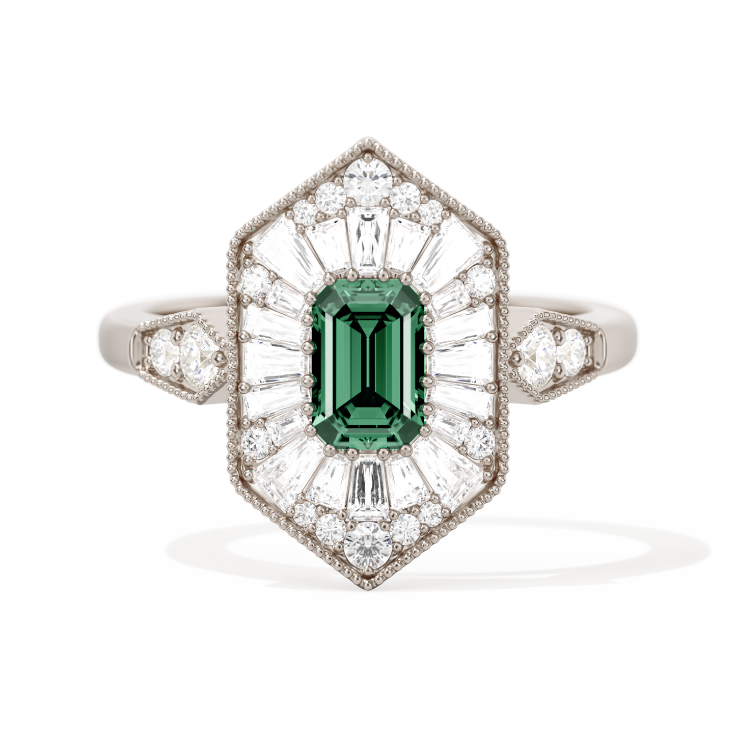 Ballerina Elongated Emerald