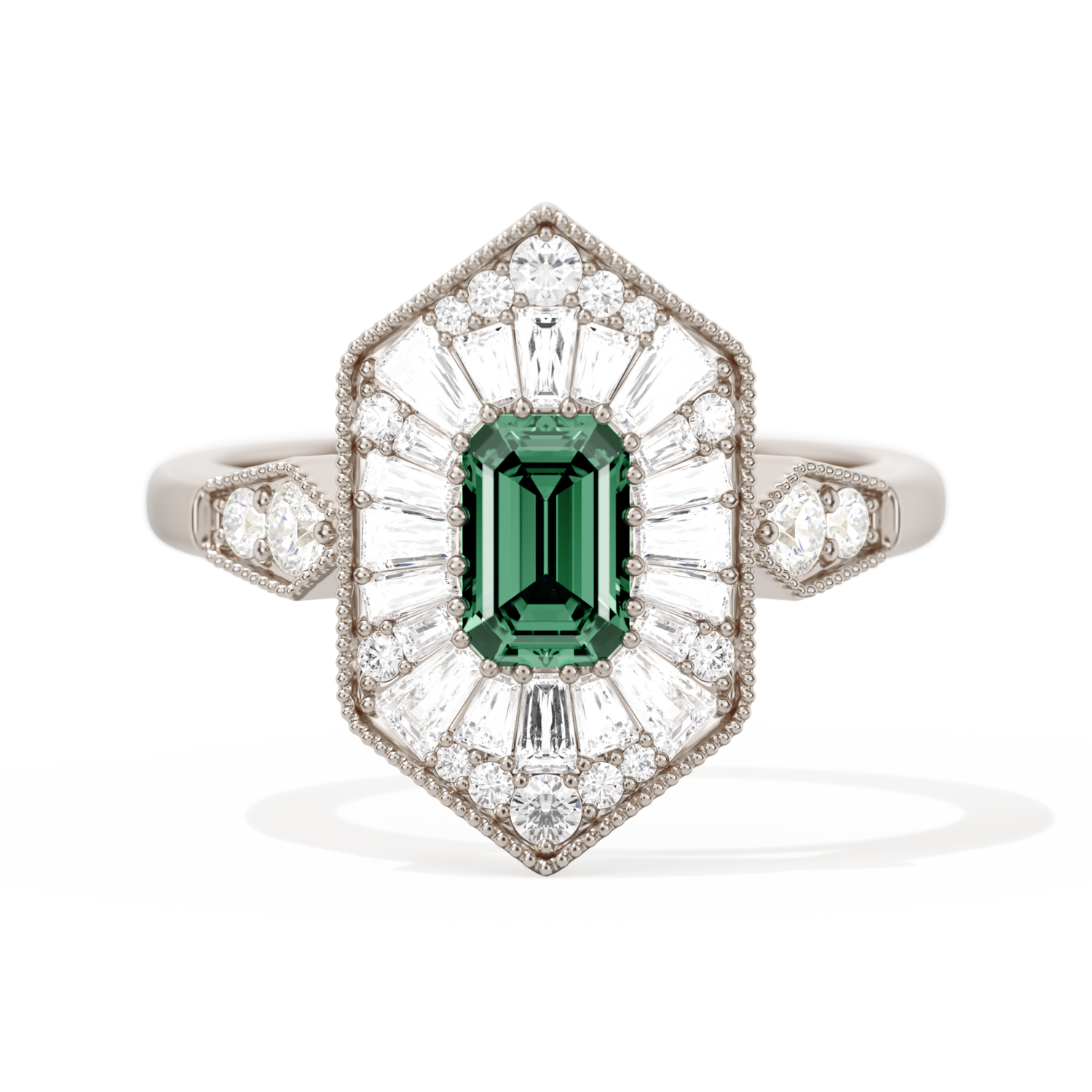 Ballerina Elongated Emerald