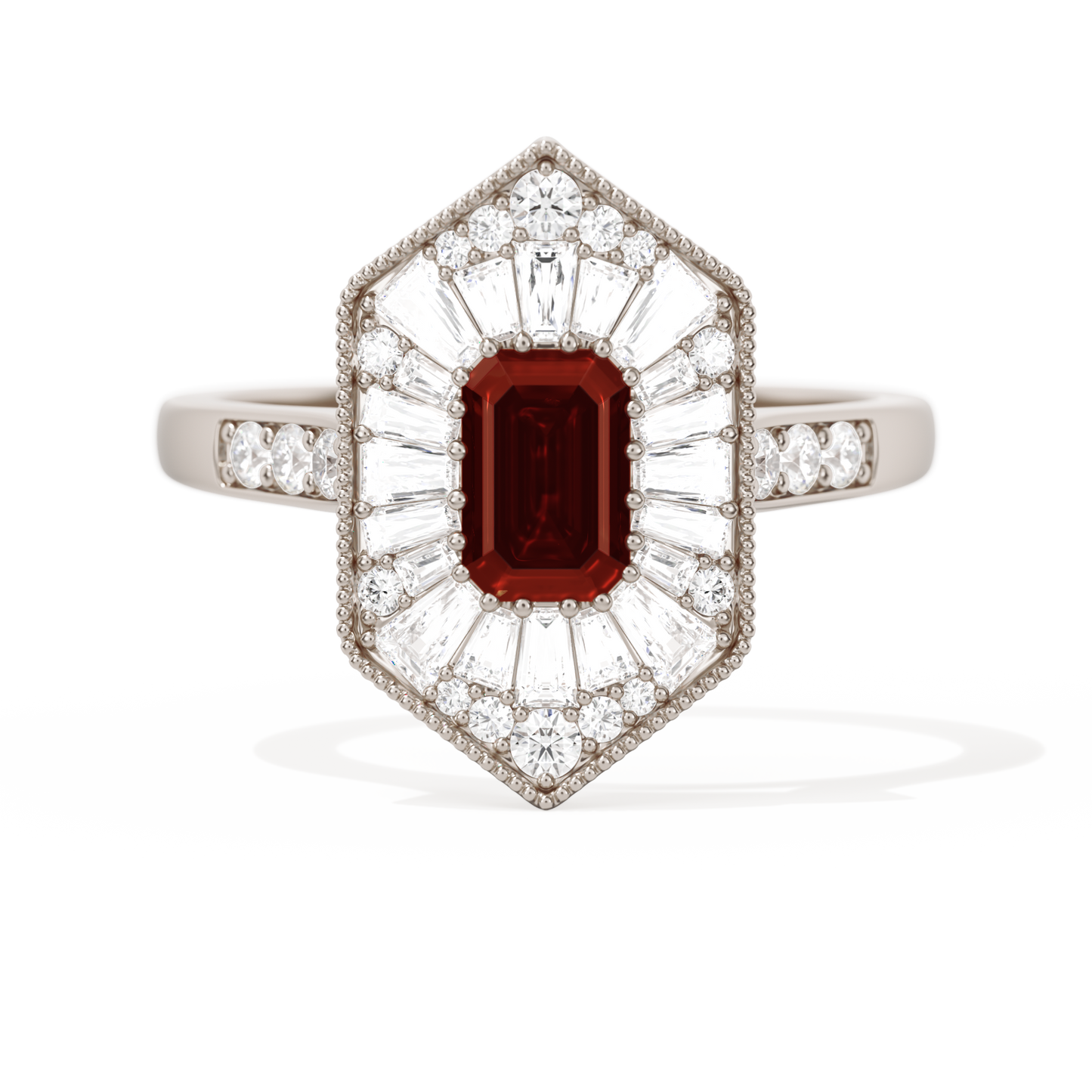 Ballerina Elongated Emerald
