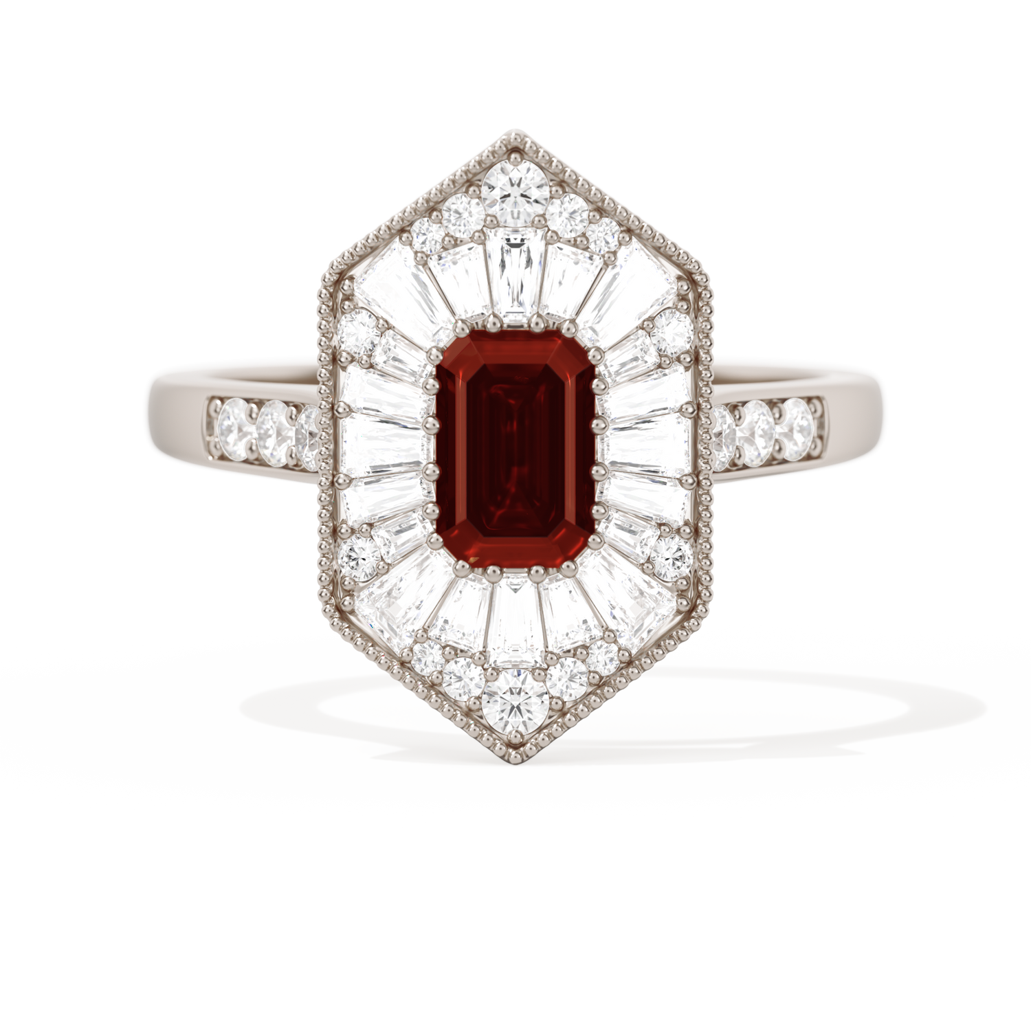 Ballerina Elongated Emerald