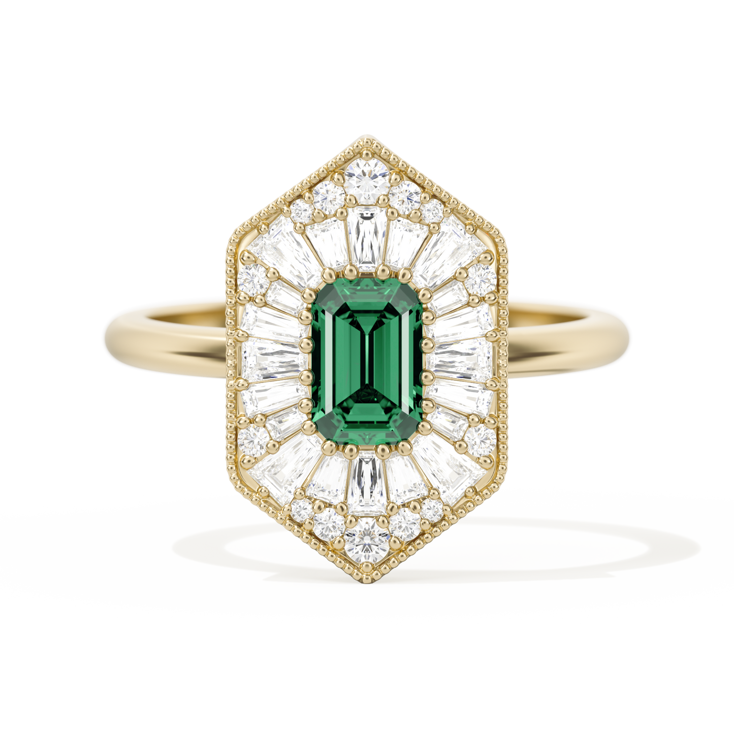 Ballerina Elongated Emerald