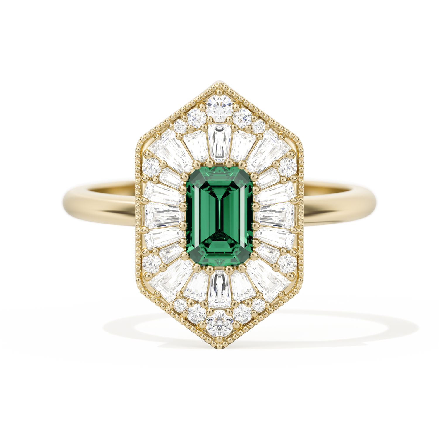 Ballerina Elongated Emerald