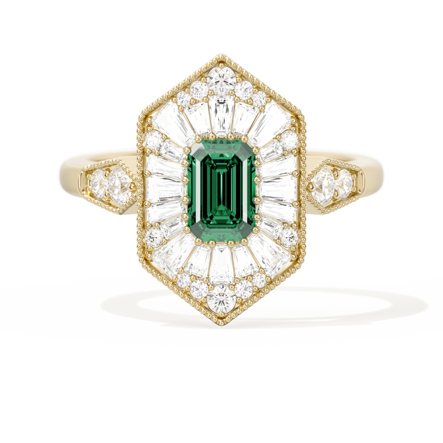Ballerina Elongated Emerald