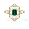 Ballerina Elongated Emerald