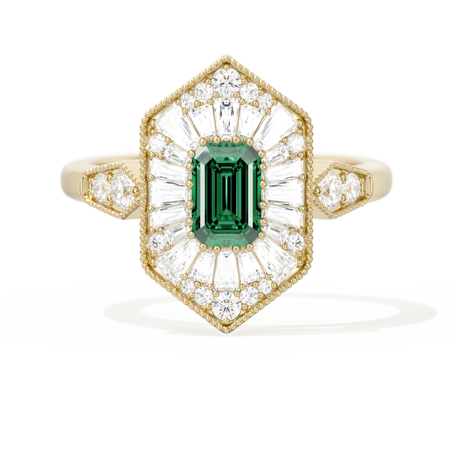 Ballerina Elongated Emerald