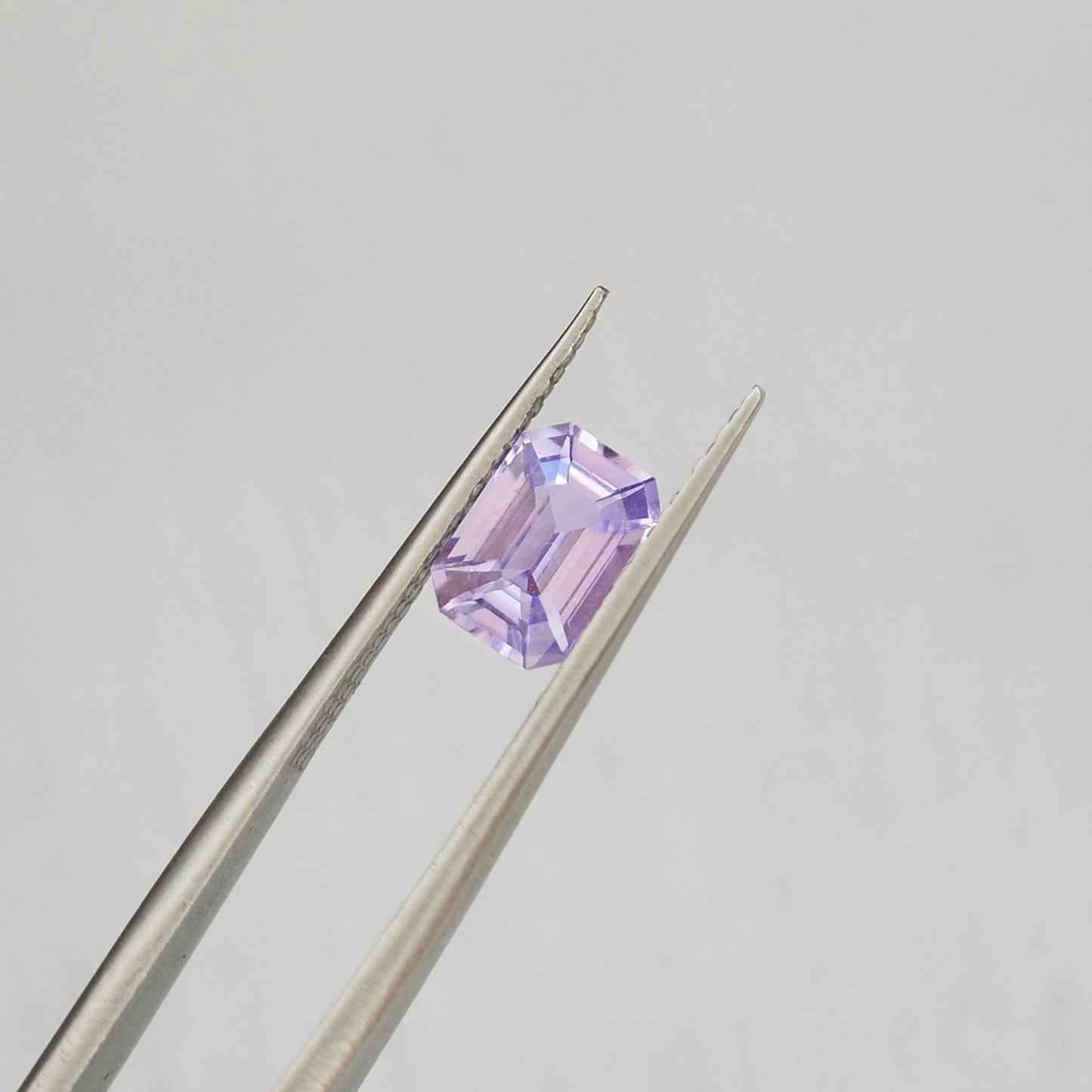 1.56 ctw Emerald Cut Violet Purple Sapphire