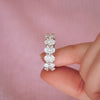 Custom Oval Lab Created Diamond Eternity Ring