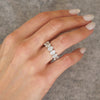Custom Oval Lab Created Diamond Eternity Ring