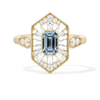 Ballerina Elongated Emerald
