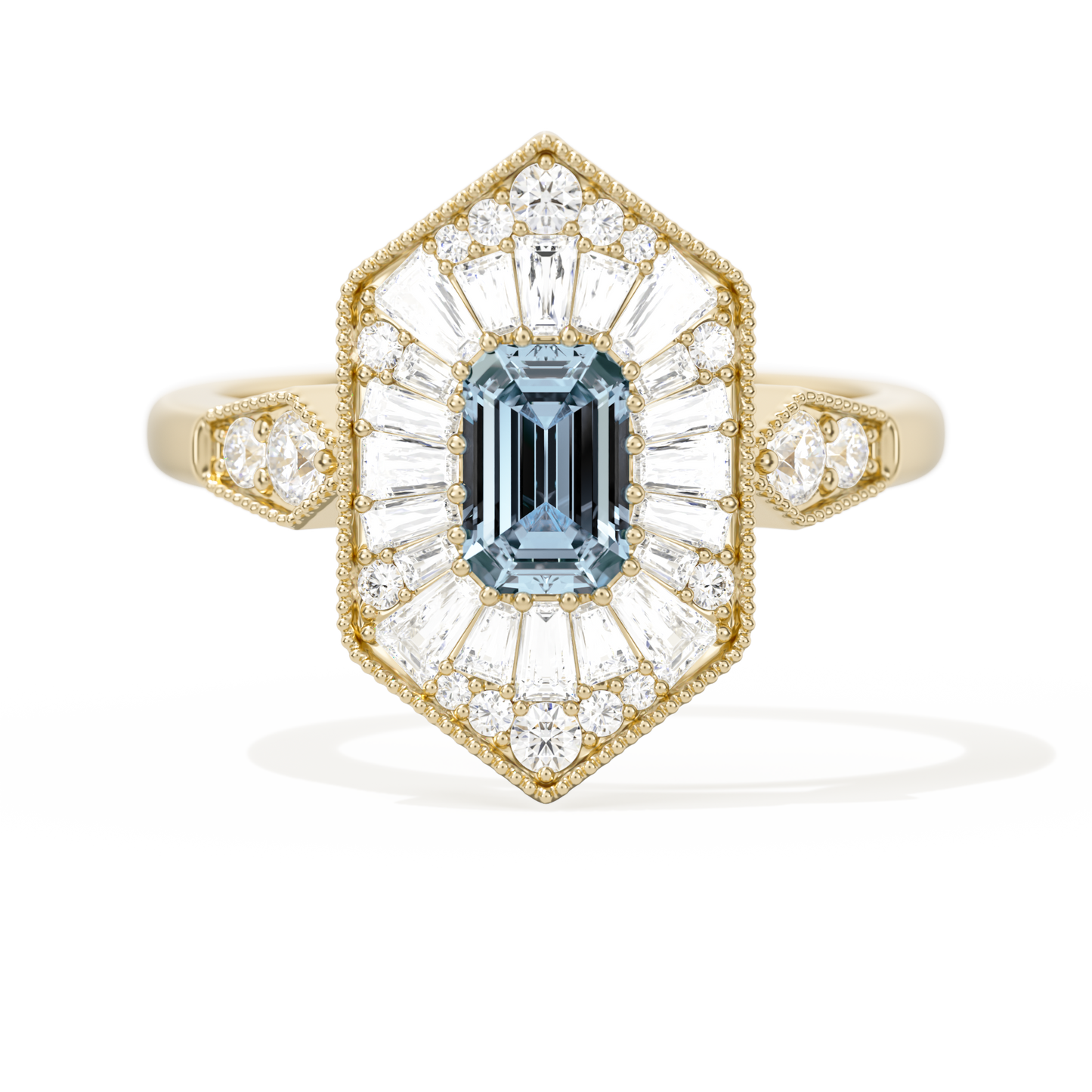 Ballerina Elongated Emerald